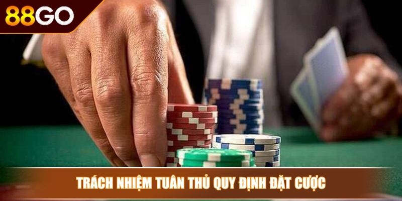 Chơi Có Trách Nhiệm 88GO - Các Quy Định Trải Nghiệm An Toàn 3 Trách nhiệm tuân thủ quy định đặt cược