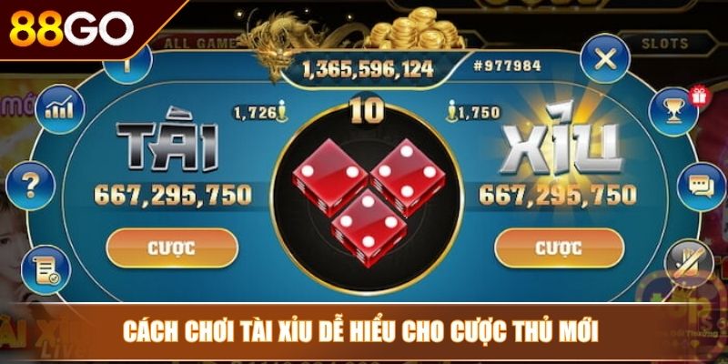 Cách Chơi Tài Xỉu 88GO – Nắm Bắt Công Thức Cược Thông Minh 3 Cách chơi tài xỉu dễ hiểu cho cược thủ mới