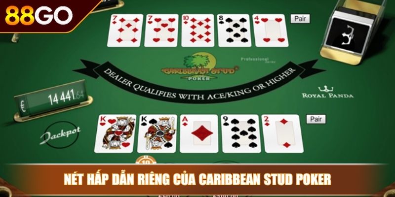 Caribbean Stud Poker 88GO – Khám Phá Lối Chơi Kịch Tính 2 Nét hấp dẫn riêng của Caribbean Stud Poker